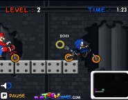 العاب تنافس سونيك و ماريو بالدراجات النارية