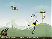 لعبة تصويب مدفع الزومبي