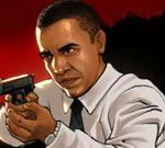 لعبة مسدسات اوباما ضد الزومبي